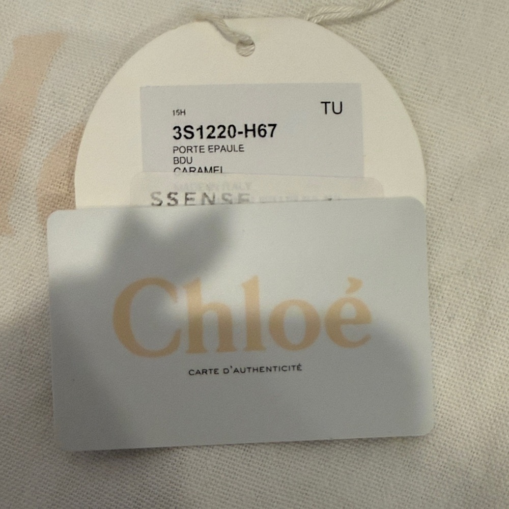 Chloe Tan Leather Crossbody Bag HUDSON MINI - Picture 2 of 12